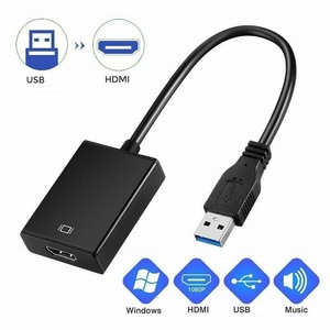 <b>Usb</b> To Hdmi Adapter Full Hd 1080p For Laptop Computer Monitor Projector Display - Product Image 5