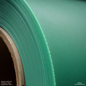 Tensfilm 100um Pellicola in HDPE Verde con Silicone 10-30g/in Resistente ai Raggi UV per Membrana Impermeabilizzante - Product Image 6