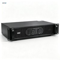 HKNC HG-B2400 2CH 400W * 2 8ohm Stereo Amp Pendingin Senyap untuk Ruang Rapat Perpustakaan Kuliah