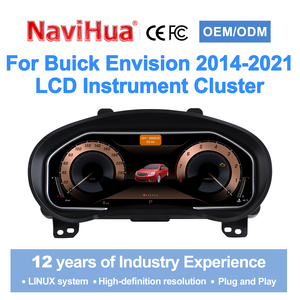 Actualización Navihua para Buick Envision 2014-2021, Panel de Instrumentos LCD para Automóvil, Sistema Linux, Auto Carplay, Cabina Virtual, Panel Digital - Product Image 1