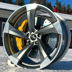 Cerchi Concavi Profondi da 18 19 20 22 24 Pollici OEM 5x112 5x114.3 5x120 5x100 Cromati Forgiati su Misura per Audi A4 A5 A6 A7 A8 - Product Image 2