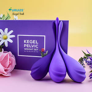 Furuize 100% wasserdichtes Silikon 3 Stück in einem Satz Vaginal Beckenboden trainer Ben Wa <span class=keywords><strong>Balls</strong></span> Kegel <span class=keywords><strong>Balls</strong></span> - Product Image 1