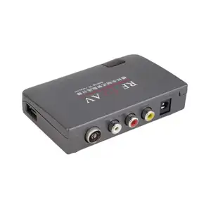 Modulator USB RF ke AV kabel Audio Video Analog penerima TV saklar konverter