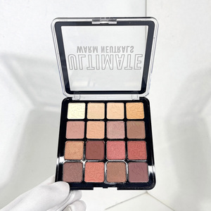 Paleta <span class=keywords><strong>de</strong></span> Maquillaje <span class=keywords><strong>de</strong></span> 18 Colores con Sombras <span class=keywords><strong>de</strong></span> Ojos en Polvo Perlado Mineral Mate, Tonos Cálidos Neutros Vintage, Iluminador y Contorno - Product Image 3