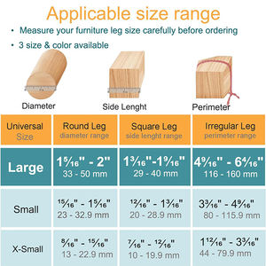 WELLTOP Offre Spéciale <span class=keywords><strong>chaise</strong></span> jambe sol protecteurs Pad meubles pieds casquettes caoutchouc Table <span class=keywords><strong>Silicone</strong></span> <span class=keywords><strong>chaise</strong></span> <span class=keywords><strong>pied</strong></span> couverture <span class=keywords><strong>chaise</strong></span> jambe protecteur - Product Image 5