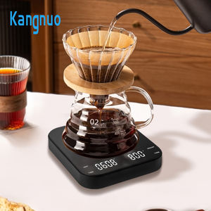 Hochwertige <span class=keywords><strong>USB</strong></span> wiederauf ladbare Zeit mehr Bohnen Espresso mühle elektronische Küchen waage digitale Kaffee waage mit Timer - Product Image 2
