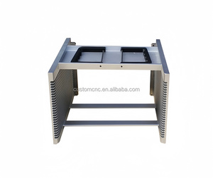 Cassette para wafer de acero inoxidable/aluminio para equipos de semiconductores, mecanizado CNC, ranura para marco de plomo personalizada, acabado anodizado duro, cable - Product Image 3