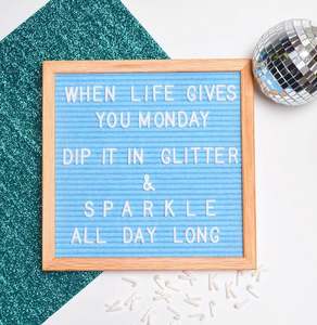 Vendita all'ingrosso 10x10 "Message feltro lettera Board nome del prodotto e quadrato, forma rotonda scritta <span class=keywords><strong>in</strong></span> feltro - Product Image 2