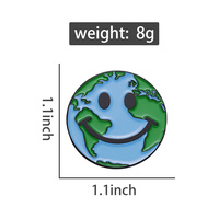 Protégez notre terre maison émail broche personnalisée sauver la planète aimer votre maman Kawaii métal Badge sac revers vêtements bijoux en gros