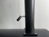 Four à pizza en acier de haute qualité alimenté au gaz avec gaz naturel réglable et type grillé enduit de poudre pliable à haute pression