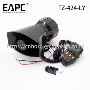 Sirena per auto corno 12V bocca quadrata altoparlante di avvertimento vocale multiplo per allarme moto - Product Image 3