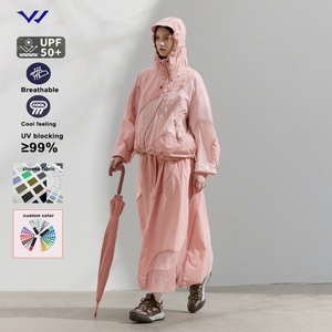 Conjunto de Chaqueta Cortavientos y Vestido Ligero para Mujer, Protección UPF50 Anti-UV para el Sudeste Asiático - Product Image 2