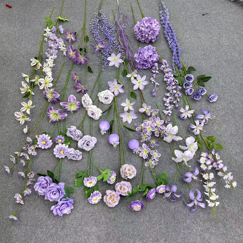 12 light purple ones