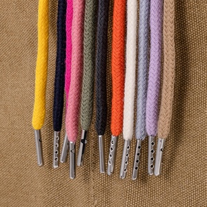 130cm Chiều dài dây rút dây với kim loại mạnh mẽ cuối <span class=keywords><strong>c</strong></span>ông <span class=keywords><strong>c</strong></span>ụ dệt & bện kết thú<span class=keywords><strong>c</strong></span> cho Sweatpants quần & hoodie chuỗi - Product Image 2