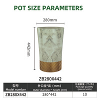 Pots de fleurs de jardin vertical de luxe, intérieur/extérieur, PP 30L, durables, légers, avec trou de drainage