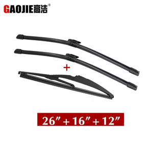 Compatible con Renault Captur Kaptur 2016-2020 juego de limpiaparabrisas delanteros (3 piezas) - Product Image 4