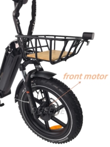 จักรยานไฮบริด 2026 QUEENE ขนาด 20 นิ้ว 48V/52V มอเตอร์คู่ แบตเตอรี่คู่ - Product Image 5
