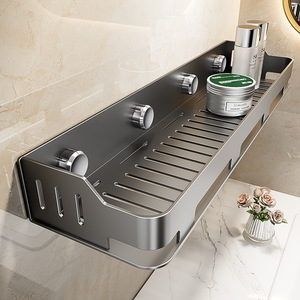 Shu Zheng Hidden <b>Bathroom</b> Shelf Wall Mounted Rectangular 8-11.9in Depth For Toiletries Storage Rack - Product Image 1