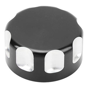 Tapa del tanque de agua del radiador de la motocicleta, superficie anodizada, resistente al óxido, repuesto para DESERTX <span class=keywords><strong>XDIAVEL</strong></span> 1262 2016 a 2018, color negro - Product Image 5