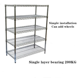 Kệ Siêu Thị Lưới Thép Mạ Crôm Cacbon Đựng Đồ Nhà Kho Kệ Nhà Để Xe Kệ Đựng Đồ - Product Image 5