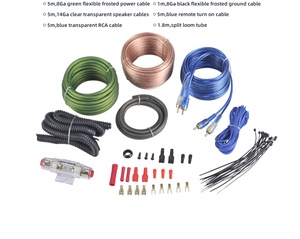 Cao Cấp 8 Đo Ca Âm Thanh Xe Hơi Cáp Kit Nhà Máy OEM Cho Khuếch Đại Amp Cài Đặt Hệ Thống Dây Điện Hot-Bán Loa Siêu Trầm Loa Âm Thanh Dòng - Product Image 3