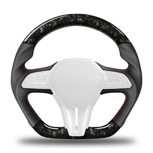 Volant fait sur commande de fibre de carbone d'accessoires de volant de voiture durable avec la finition de la meilleure qualité - Product Image 2
