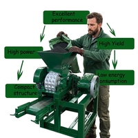 Presse à briquettes de biomasse industrielle, équipement de formage de charbon de bois et de sciure de bois pour la production de combustible