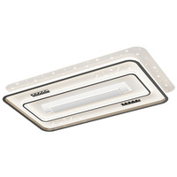 Lampe de ventilateur électrique à spectre complet éclairage intelligent chambre plafonniers sans lame ultra minces avec ventilateur pour chambre