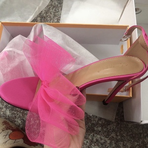 Envío Directo, Stilettos de Lujo con Punta en Pico, Tacones Cómodos con Lazo para Novia, Zapatos de Tacón para Dama - Product Image 6