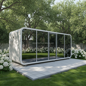 Maison préfabriquée modulaire en acier Apple Cabin, maisonnette écologique à énergie solaire pour utilisation en hôtel et en complexe hôtelier en plein air - Product Image 3