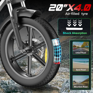 Bicicleta Eléctrica RX-T5 con Motor Central de 750W, Alta Potencia, 45km/h, Frenos de Disco Hidráulicos, Bicicleta Rápida RX-T5 - Product Image 2