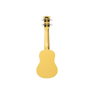 EKO GUITARS- Uku Primo Soprano Ukelele amarillo integrado en Agathis con cuello de caoba acabados de poliuretano de color guitarra diapasón - Product Image 5