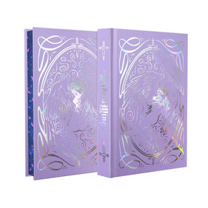 Custom Hardcover Sprayed Edge Fantasy Novel <b>Book</b> Printing Holographic Foil Stamping Special Edition Manufacturer - Product Image 1