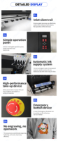 Imprimante DTF DISAME A1 60 cm 24 pouces entièrement automatique avec tête d'impression Epson, compatible avec film DTF multicolore, neuve