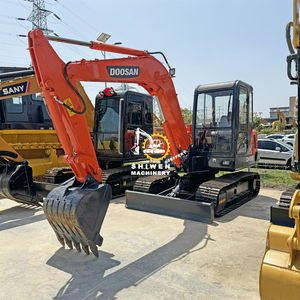 Mini pelleteuse d'occasion Doosan DH55 DX55 90%, nouvel état, en bon état, avec composants de base, moteur, pompe, engrenage en vente - Product Image 3