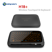 Miniteclado inalámbrico H18, Air Fly Mouse retroiluminado, 2,4G, Touchpad completo, retroiluminación, 2,4 ghz, Usb de escritorio, superventas