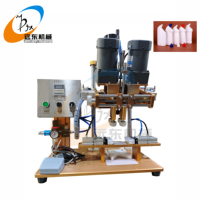 Machine de capsulage semi-automatique pour bouteilles à col incliné et à ouverture inclinée, nettoyant pour cuvettes de toilettes, flacons de culture cellulaire