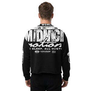 T-shirt noir à manches courtes pour homme, col roulé, coupe classique, 100 % coton jersey, logo sur le devant - Product Image 6