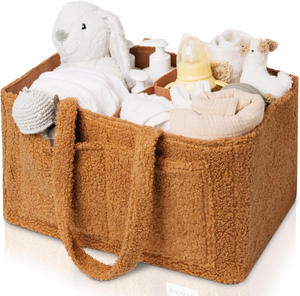 حفاضات أطفال عالية الجودة علبة حفاضات محمولة مخصصة لطيف حفاضات الطفل العلبة منظم حقيبة حفاضات الأم حقيبة حفاضات - Product Image 1