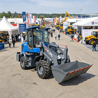 Chargeur frontal compact électrique 4x4, respectueux de l'environnement, haute performance, multi-usages, pour travaux de construction