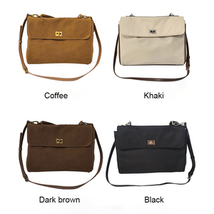 حقيبة كتف جديدة بلون واحد بإغلاق بسحاب ، حقيبة كروس بودي للنساء ، حقيبة كتف متعددة الاستخدامات ، حقيبة سفر يومية للمكتب - Product Image 6