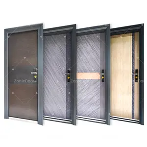 China supplier modern residential steel external pivot doorss exterior entry doorss with smart lock With smart lock