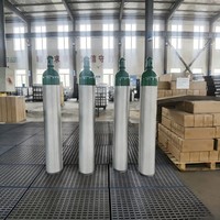 Cilindro de Gas de Aluminio de 5L con Válvula QF-2A, Almacenamiento de Gas CO2, Certificado ISO 7866 TPED para Acuarios y Plantas Acuáticas