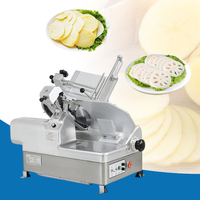 Nouvelle trancheuse à viande congelée automatique professionnelle, épaisseur réglable, lame en acier inoxydable, coupe-mouton, garantie 1 an pour boucher