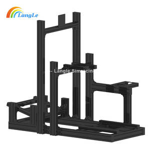 Avión completo SIM Racing Rig Simulador de conducción Simulador de vuelo de cabina Cockpit Rig 4080 Perfil de aluminio Sim Racing Rig - Product Image 1