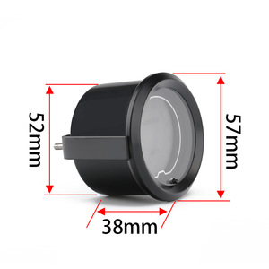 CNSPEED Jauge de température d'huile 2 pouces LCD 7 couleurs avec pointeur virtuel 12V universelle pour voiture - Product Image 5