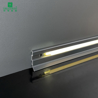 Plinthe LED architecturale minimaliste pour éclairage d'ambiance indirect