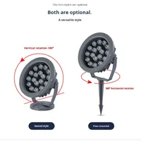 Wasserdichter LED-Scheinwerfer für den Außenbereich Baum leuchte Aluminium gehäuse IP65 Flutlicht für Landschafts garten Rasen Wechselstrom versorgung