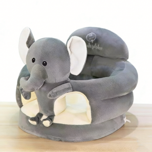 Canapé en peluche personnalisé en forme d'éléphant, chaise en peluche en forme d'éléphant, éléphant en peluche gris, jouet en peluche en forme d'éléphant - Product Image 1
