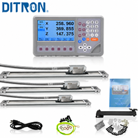 Afficheur numérique LCD DITRON D70 3 axes avec règle magnétique linéaire, autres instruments de test, affichage DRO pour tour et fraiseuse
